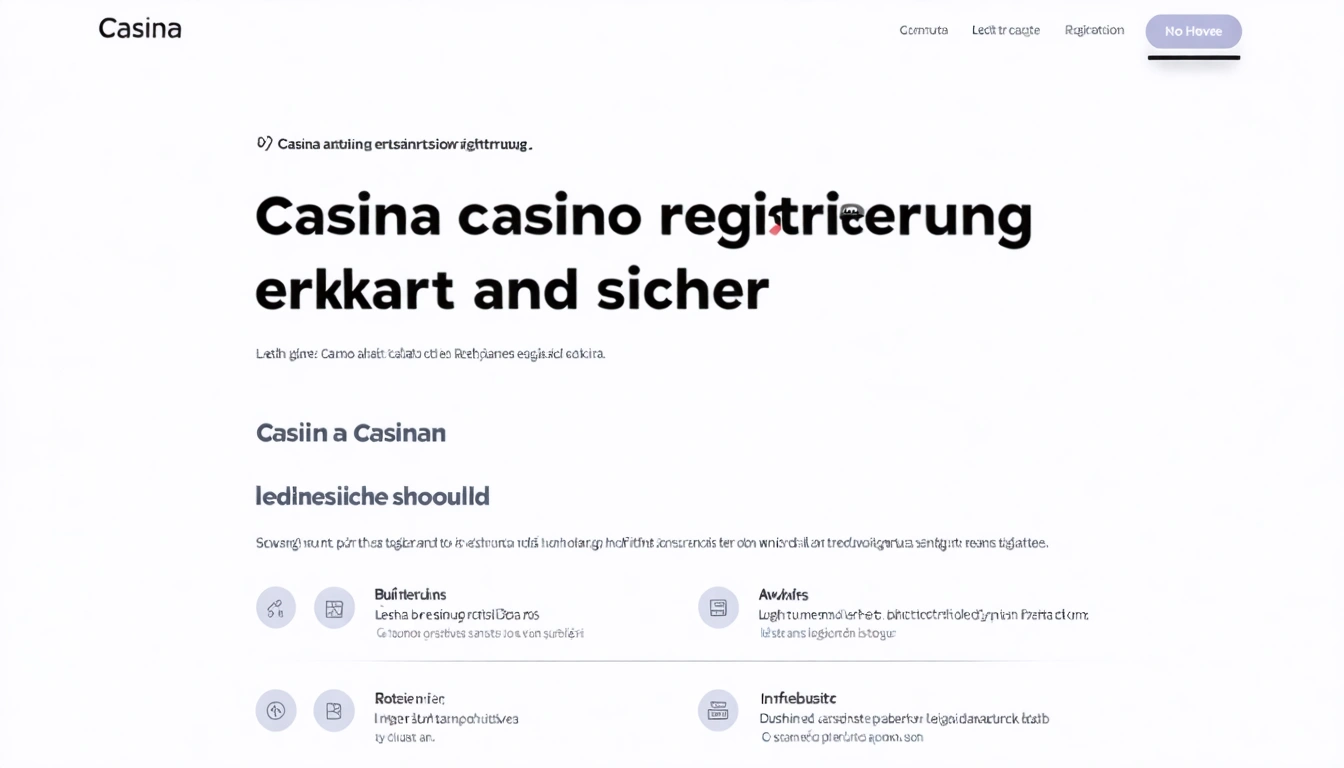 Casina casino registrierung leicht erklärt und sicher